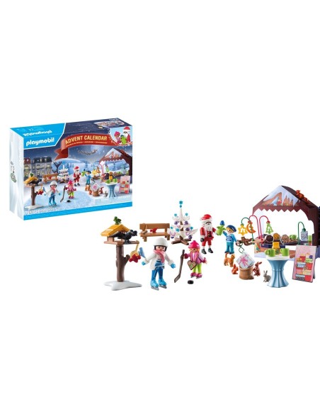 Calendario de Adviento Viaje al mercado navideño 71472 PLAYMOBIL