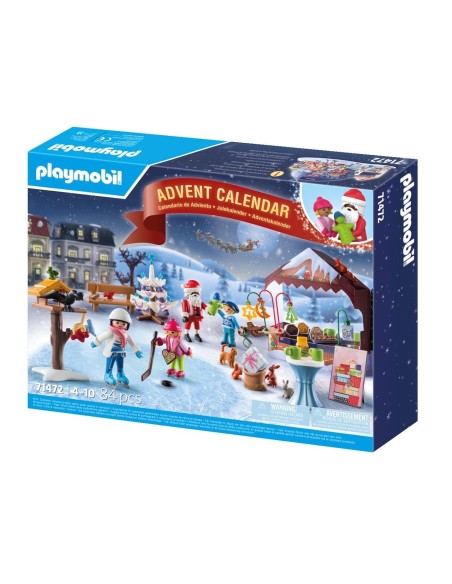 Calendario de Adviento Viaje al mercado navideño 71472 PLAYMOBIL