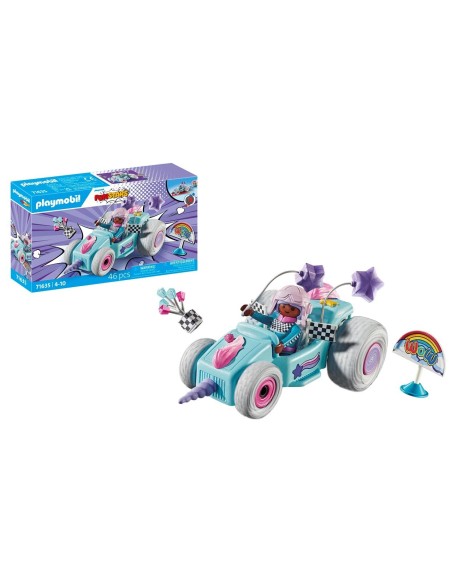 Vehículo racing unicornio 71635 PLAYMOBIL