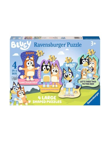 Puzzle 4 formas Bluey 03132 BLUEY RAVENSBURGUER