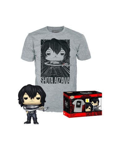 Pack Funko Pop+ Camiseta Shota Aizawa My Heroe Academia 63392 FUNKO