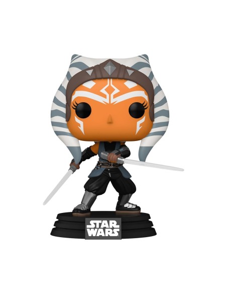 Funko Pop Ahsoka con sables The Mandalorian 54527 STAR WARS FUNKO