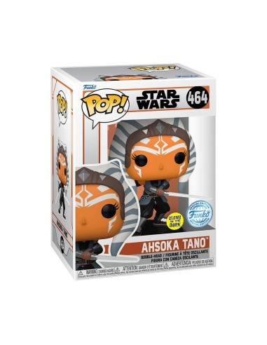 Funko Pop Ahsoka con sables The Mandalorian 54527 STAR WARS FUNKO