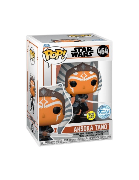Funko Pop Ahsoka con sables The Mandalorian 54527 STAR WARS FUNKO