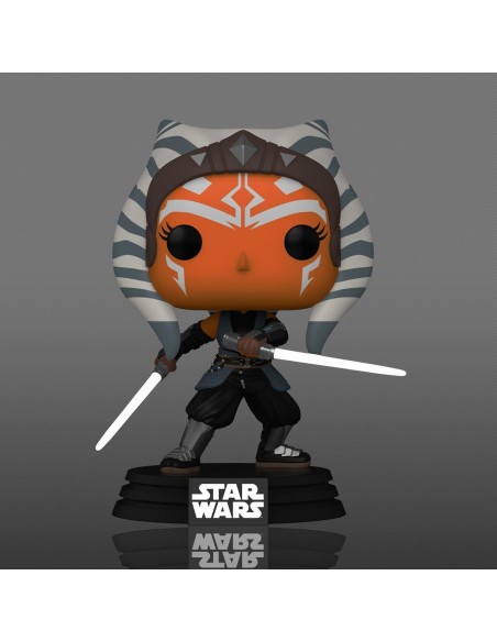 Funko Pop Ahsoka con sables The Mandalorian 54527 STAR WARS FUNKO
