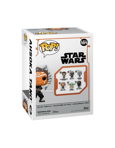 Funko Pop Ahsoka con sables The Mandalorian 54527 STAR WARS FUNKO