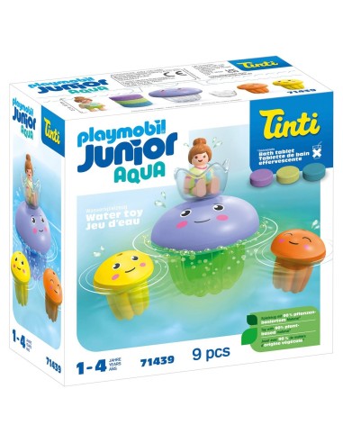 Junior y Tinti: familia de medusas de colores 71439 PLAYMOBIL