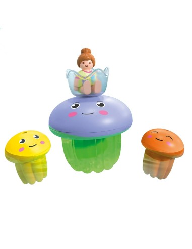 Junior y Tinti: familia de medusas de colores 71439 PLAYMOBIL