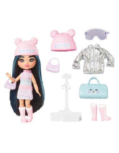 Muñeca Barbie Extra Fly Minis Moda de invierno HPB20 BARBIE BARBIE