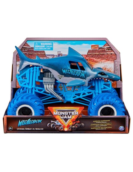 Monster Jam Die Cast Megalodon Oscuro 1:24 6066675 MONSTER JAM SPIN MASTER