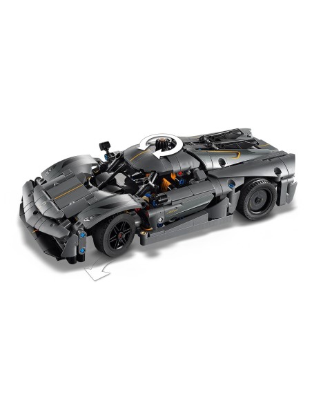 Hipercoche Koenigsegg Jesko Absolut Gris 42173 LEGO