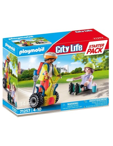 Starter Pack Rescate con Balance racer City Life 71257 PLAYMOBIL