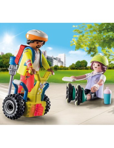 Starter Pack Rescate con Balance racer City Life 71257 PLAYMOBIL