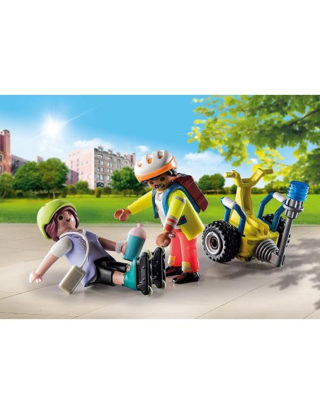 Starter Pack Rescate con Balance racer City Life 71257 PLAYMOBIL