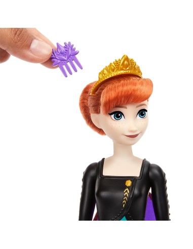 Muñeca Frozen Anna Spin y Reveal HXD27 FROZEN MATTEL