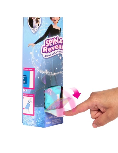 Muñeca Frozen Anna Spin y Reveal HXD27 FROZEN MATTEL
