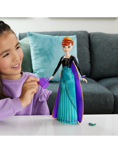 Muñeca Frozen Anna Spin y Reveal HXD27 FROZEN MATTEL