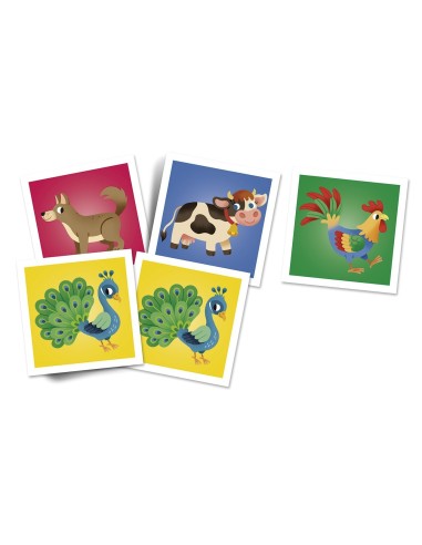 Memo Pocket Animales de Granja 18316 CLEMENTONI