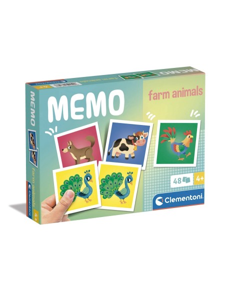 Memo Pocket Animales de Granja 18316 CLEMENTONI