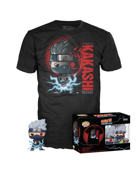 Funko Pop& Tee Kakashi -Naruto- Talla S 63363 NARUTO FUNKO