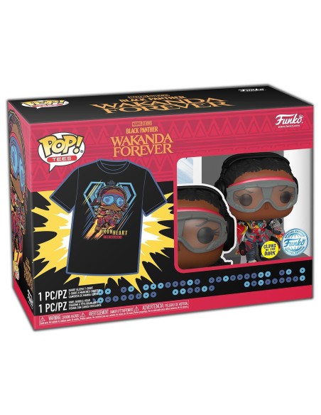 Funko Pop&Tee Black Panther Wakanda Forever Talla L 70381 MARVEL FUNKO
