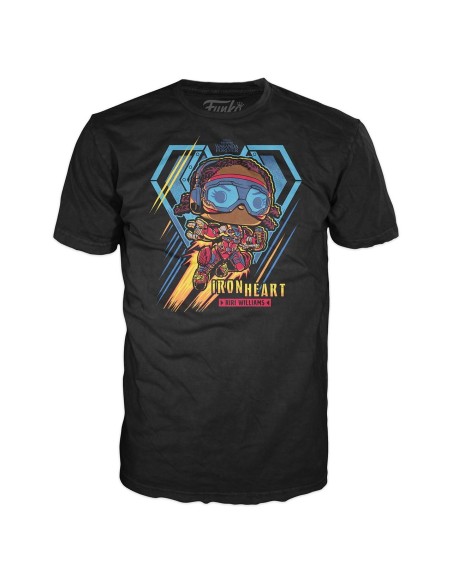 Funko Pop&Tee Black Panther Wakanda Forever Talla L 70381 MARVEL FUNKO
