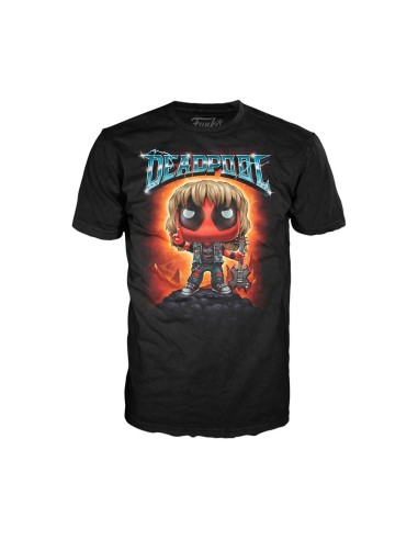 Funko Pop & Tee Deadpool -Heavy Metal- Talla L 75059 MARVEL FUNKO