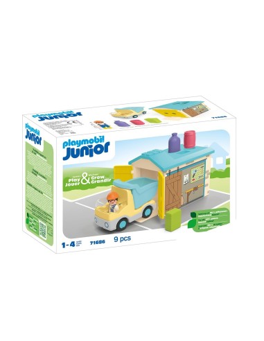 Junior: camión con garaje 71686 PLAYMOBIL