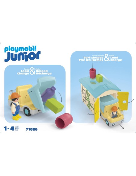 Junior: camión con garaje 71686 PLAYMOBIL