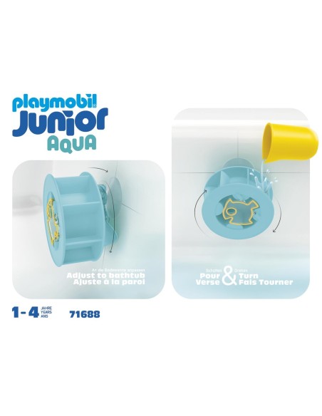 Junior Aqua: rueda de agua con bebé tiburón 71688 PLAYMOBIL