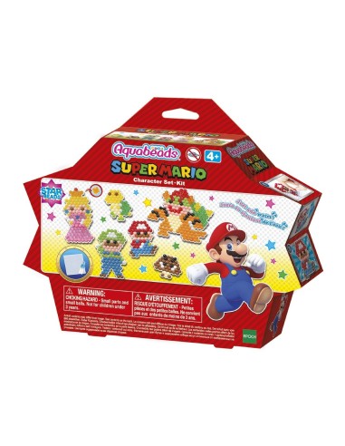 Super Mario Set personajes Aquabeads 31946 SUPER MARIO AQUABEADS