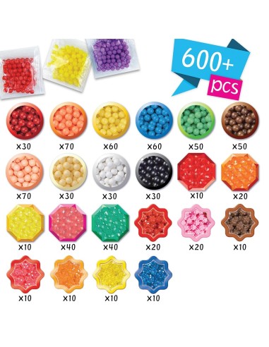 Super Mario Set personajes Aquabeads 31946 SUPER MARIO AQUABEADS