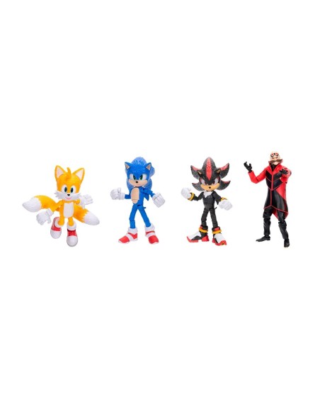 sonic 3 la película - surtido de figuras de 13 cm, serie 1 423964-GEN JAKKS PACIFIC