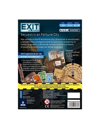 Exit Secuestro en Fortune City BGESIT25SP DEVIR