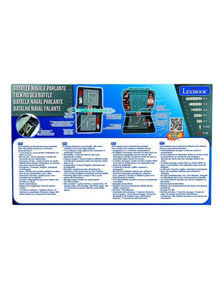 Juego electrónico batalla naval GT2800i1 LEXIBOOK