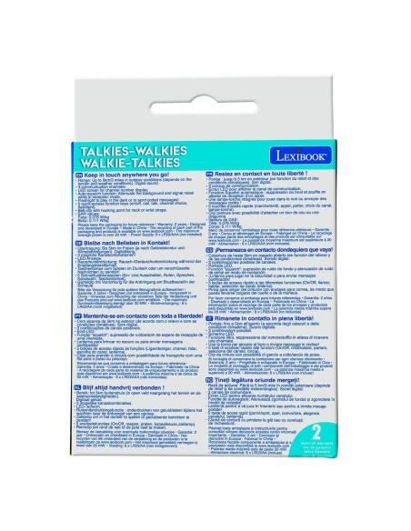 Walkie talkies digitales 5 km TW42 LEXIBOOK