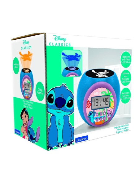 Reloj despertador Stitch RL977D STITCH LEXIBOOK