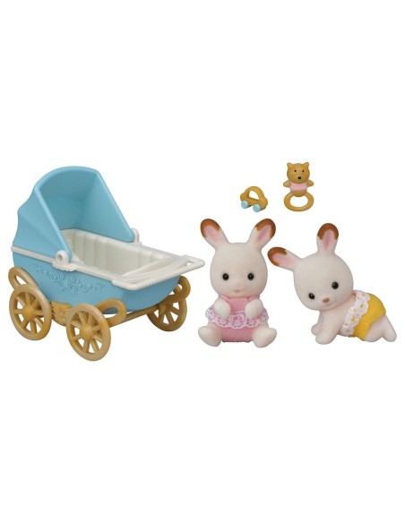 Set de cochecito gemelar Cabe y Breeze 5432 SYLVANIAN