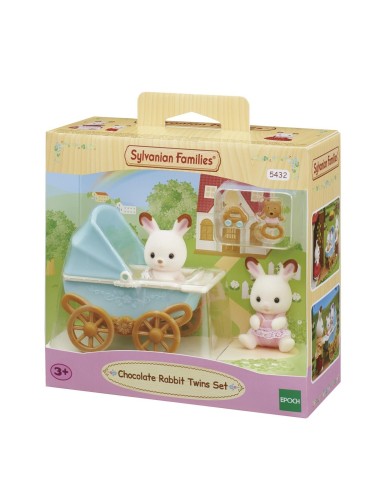 Set de cochecito gemelar Cabe y Breeze 5432 SYLVANIAN