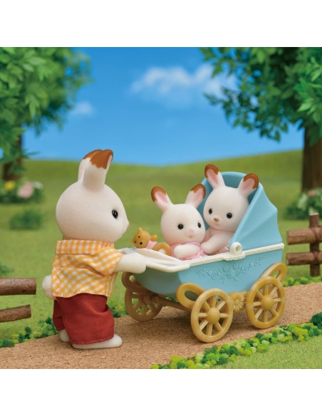 Set de cochecito gemelar Cabe y Breeze 5432 SYLVANIAN