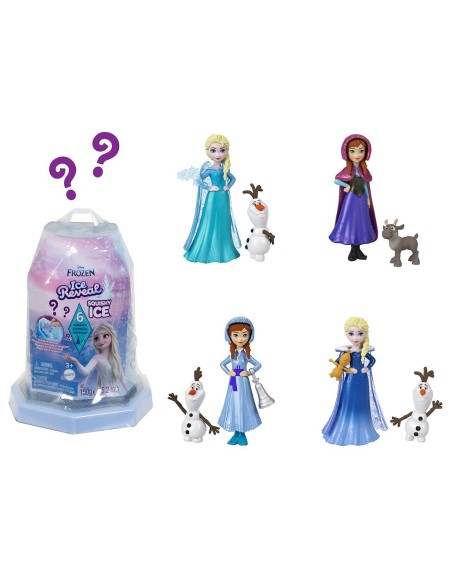 Muñecas Minis Squishy Ice Reveal HRN72 FROZEN MATTEL