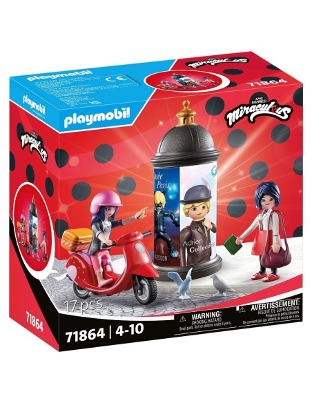Miraculous: paseo en scooter por París 71864 PLAYMOBIL