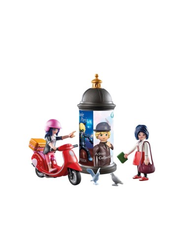 Miraculous: paseo en scooter por París 71864 PLAYMOBIL