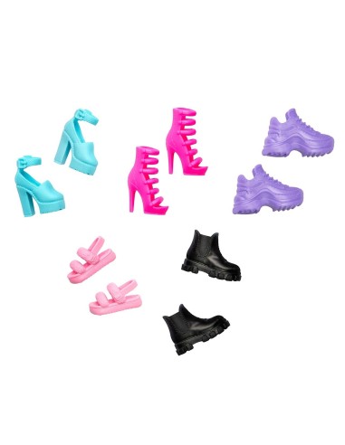 Pack 5 zapatos surtidos HWV71 BARBIE