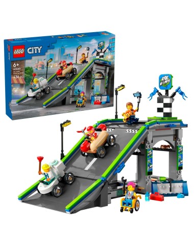 Rampa de aceleración para coches de carreras 60460 LEGO