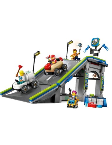 Rampa de aceleración para coches de carreras 60460 LEGO