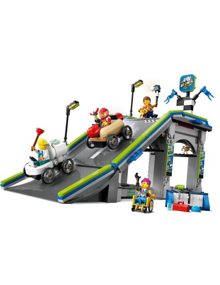 Rampa de aceleración para coches de carreras 60460 LEGO