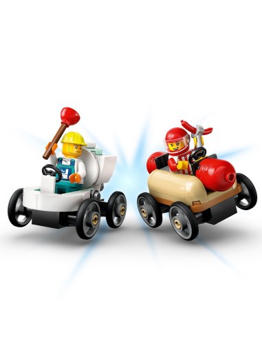 Rampa de aceleración para coches de carreras 60460 LEGO
