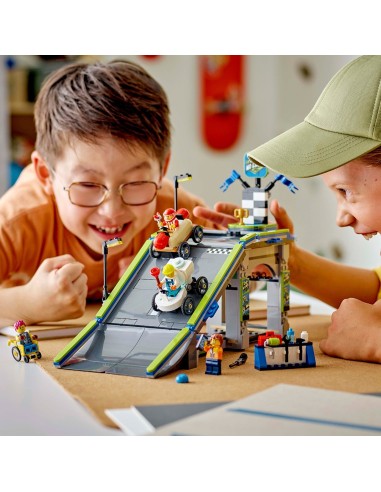 Rampa de aceleración para coches de carreras 60460 LEGO