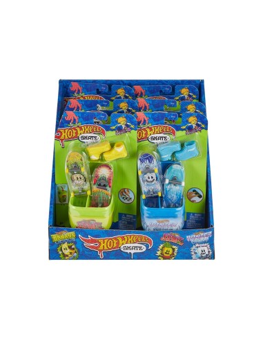 Hot Wheels Skate Caja de chicles con 2 monopatines HTP10 HOT WHEELS